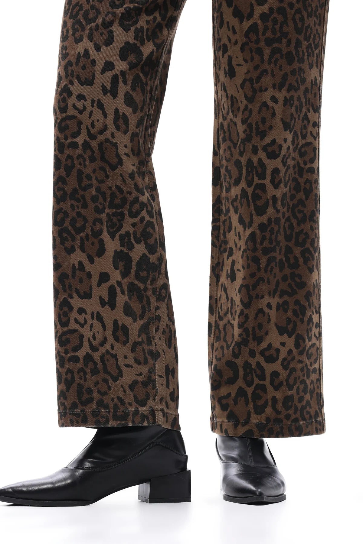 High Rise Relaxed Straight Pants