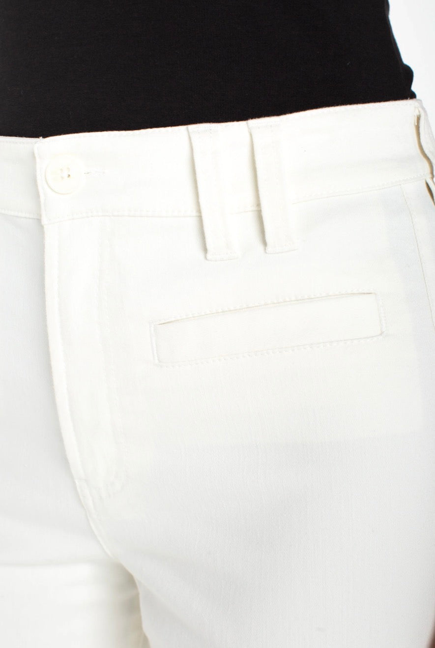 Crop Wide Leg With Welt Pockets