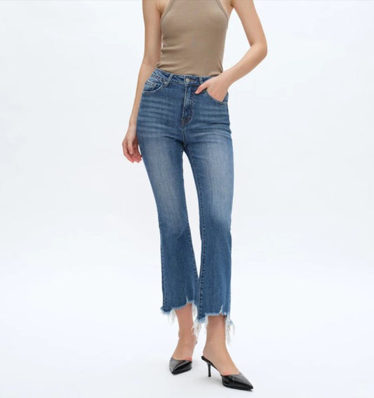 Rita High Rise Ankle Flare Jeans