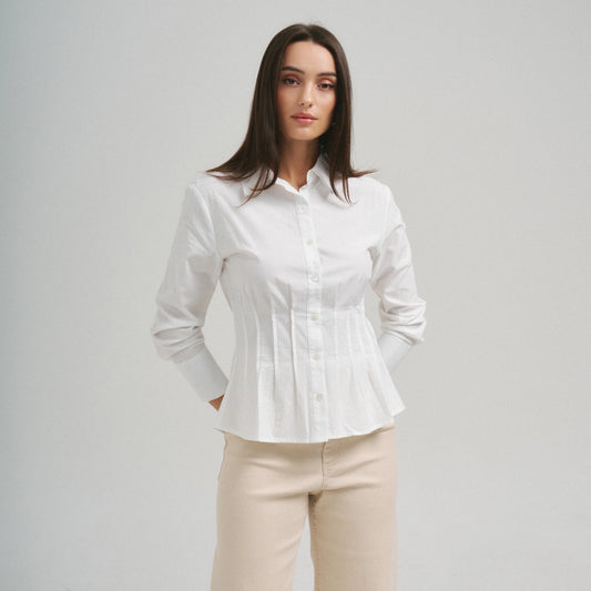 Cinched Waist Shirt