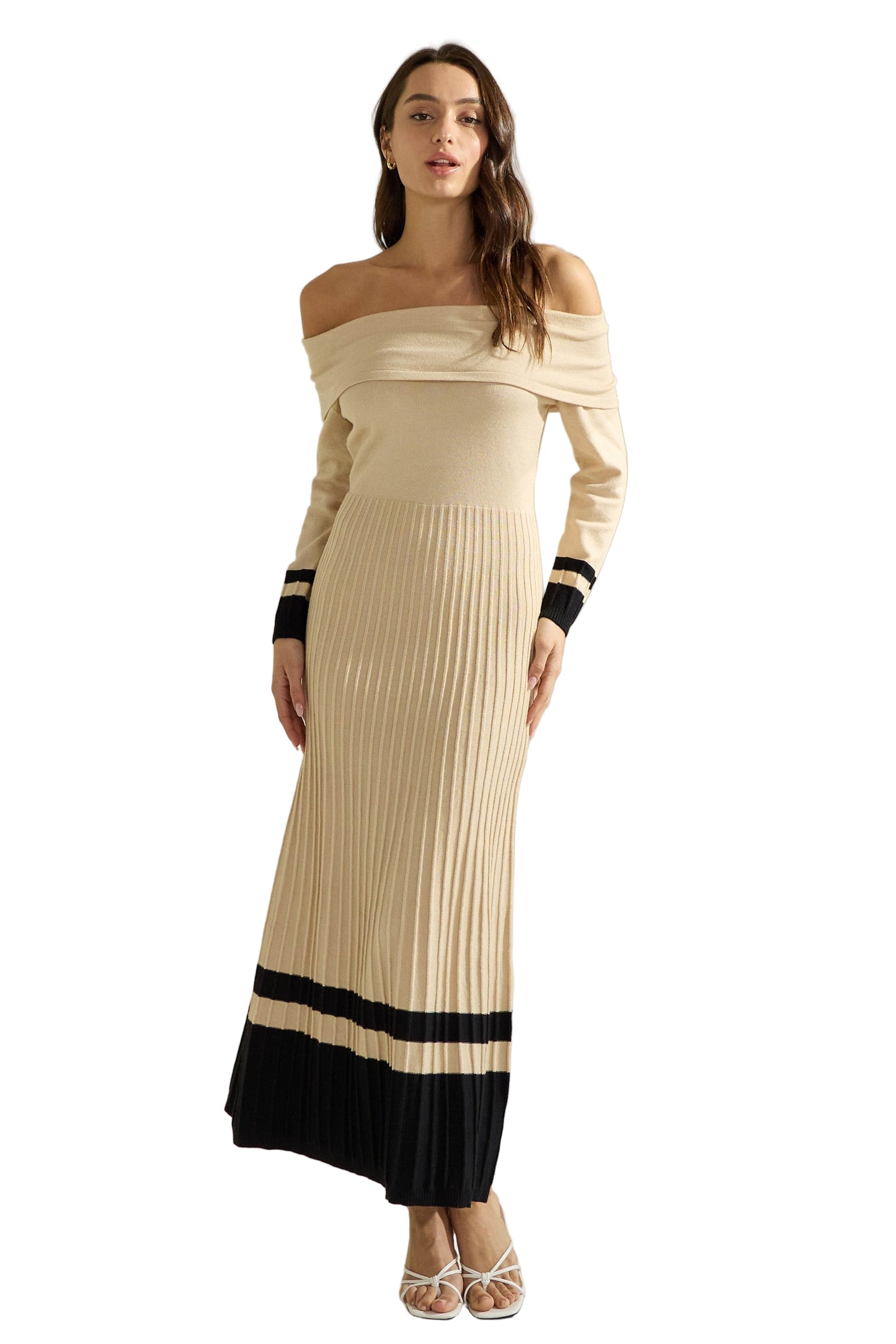 Off Shoulder Sweater Dress