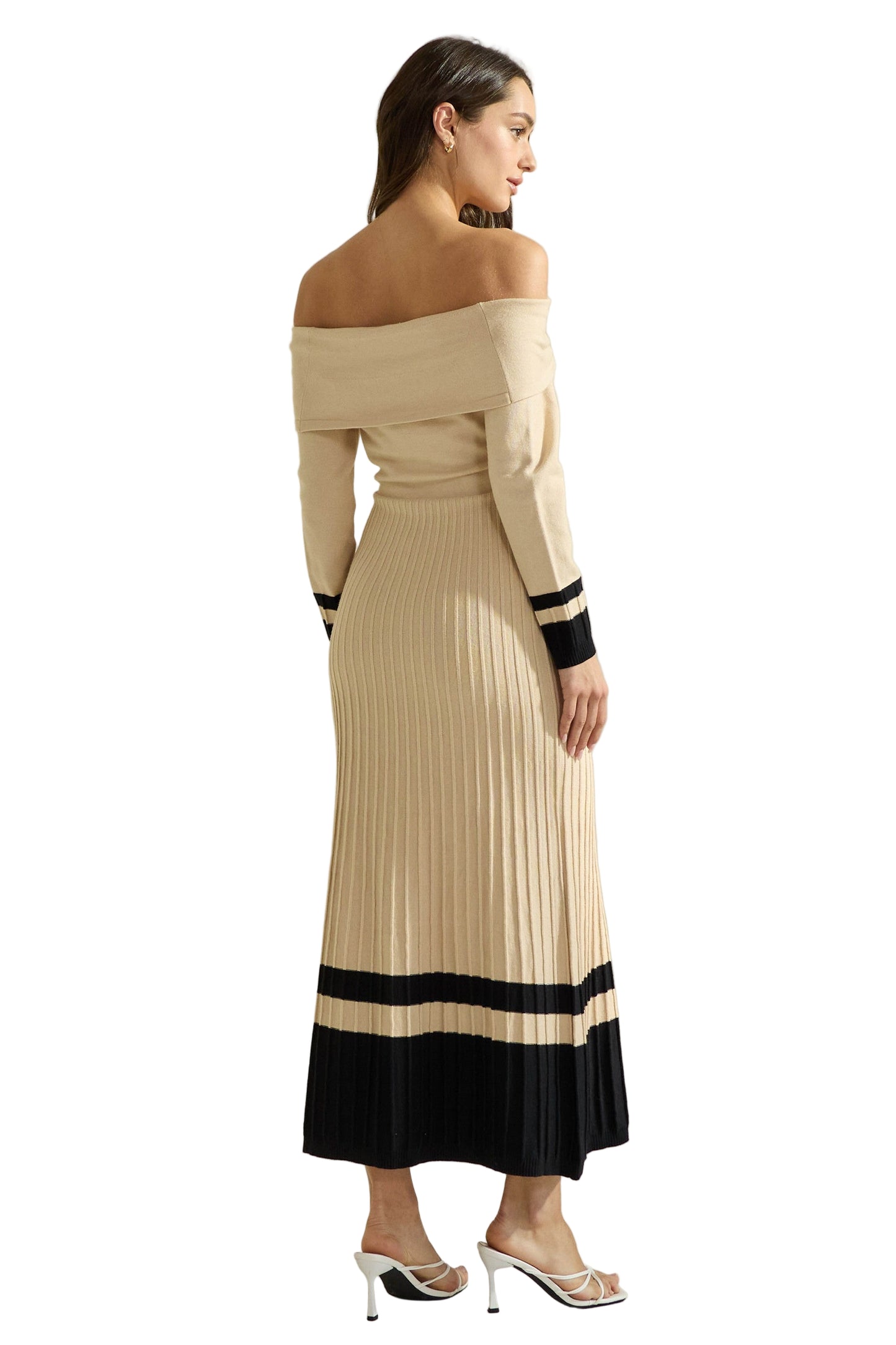 Off Shoulder Sweater Dress