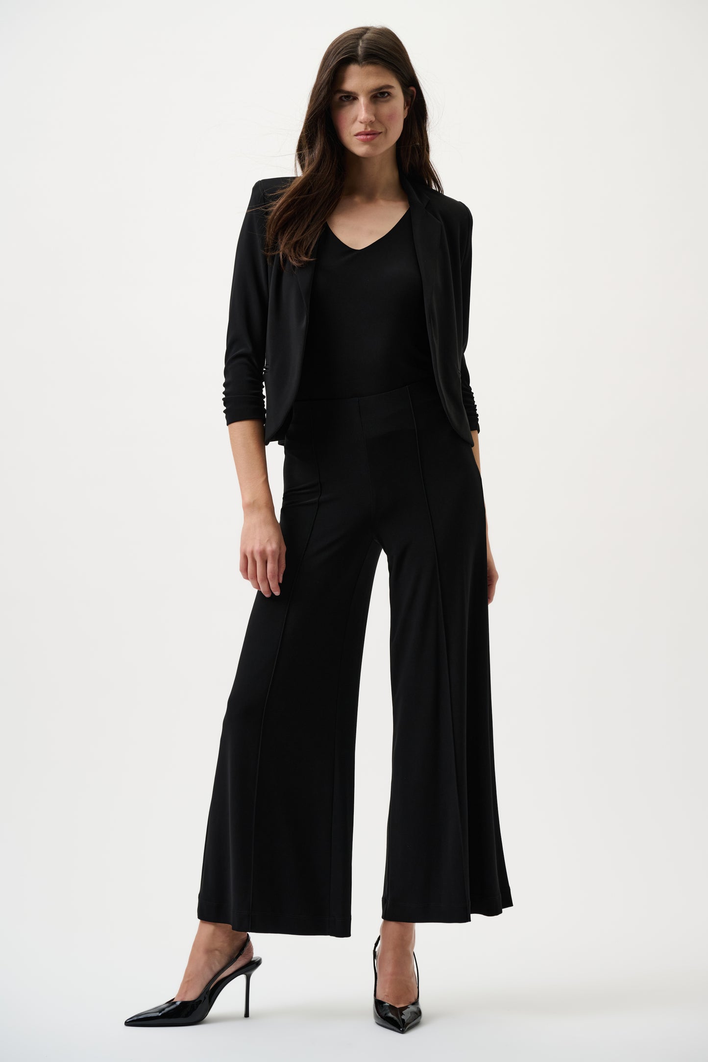 Classic Pull-On Wide Leg Pants - Core Colours