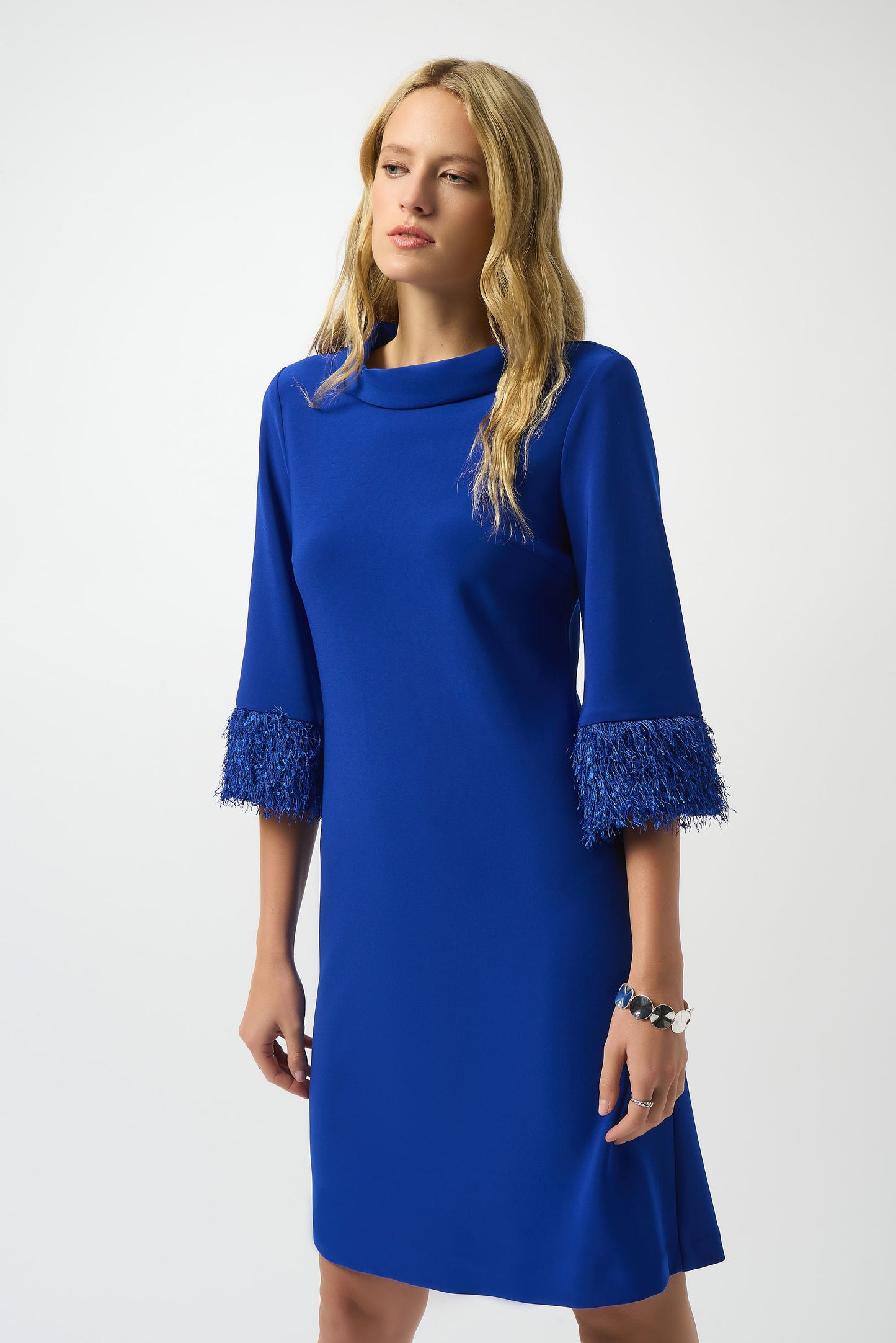 Silky Knit & Novelty A-Line Dress