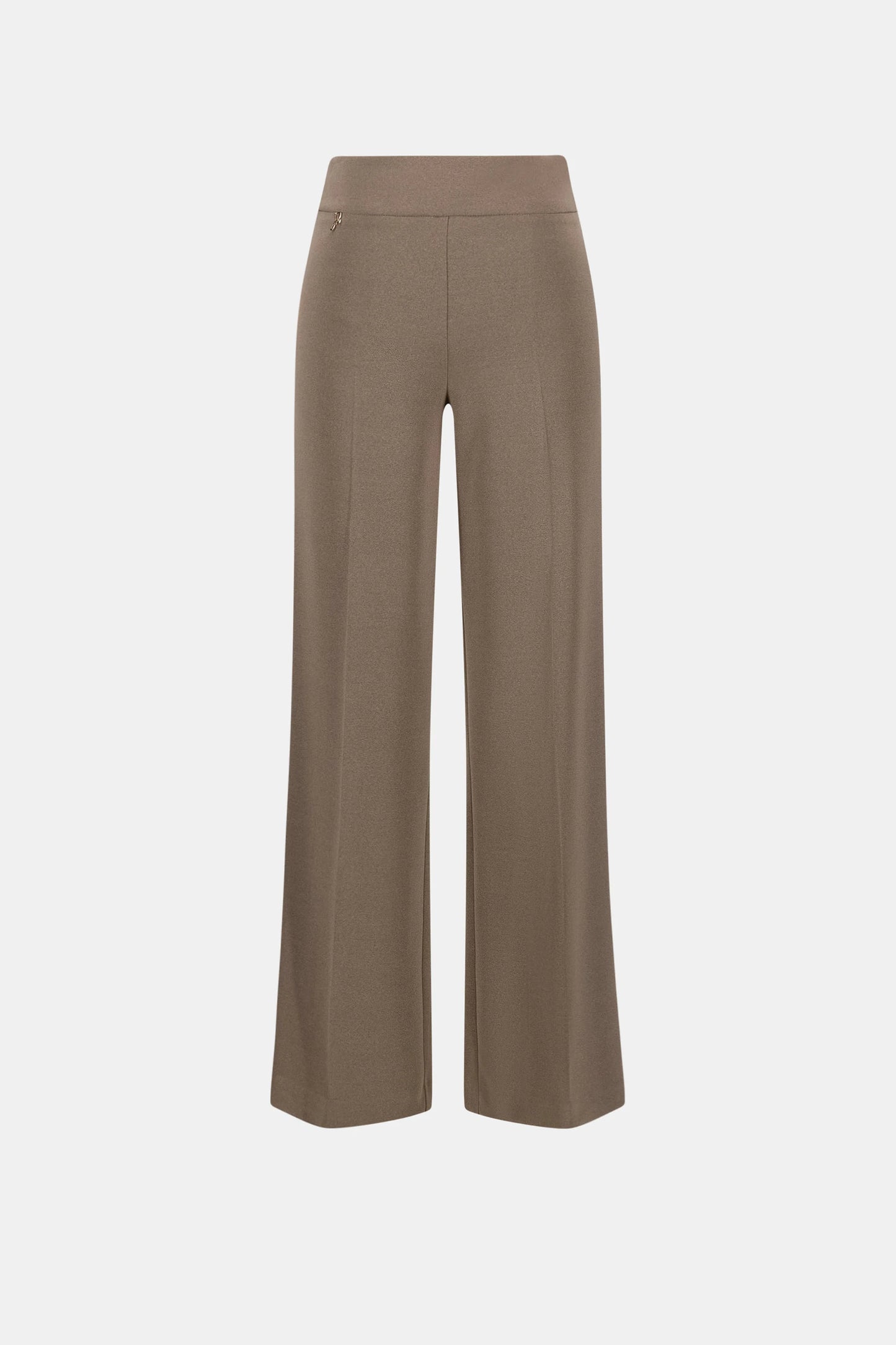 Silky Knit Wide-Leg Pull-On Pants