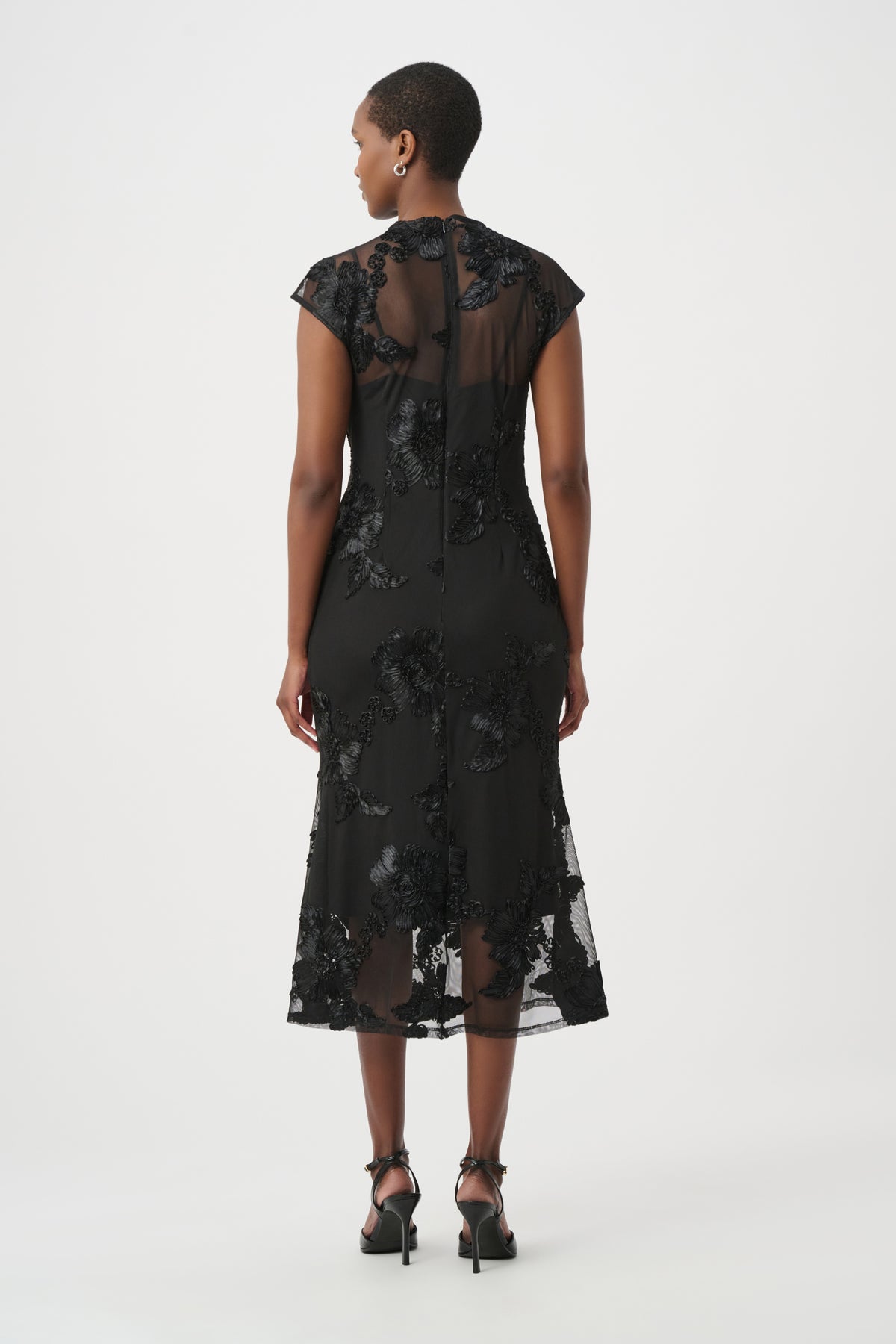 Embellished Trumpet Dress