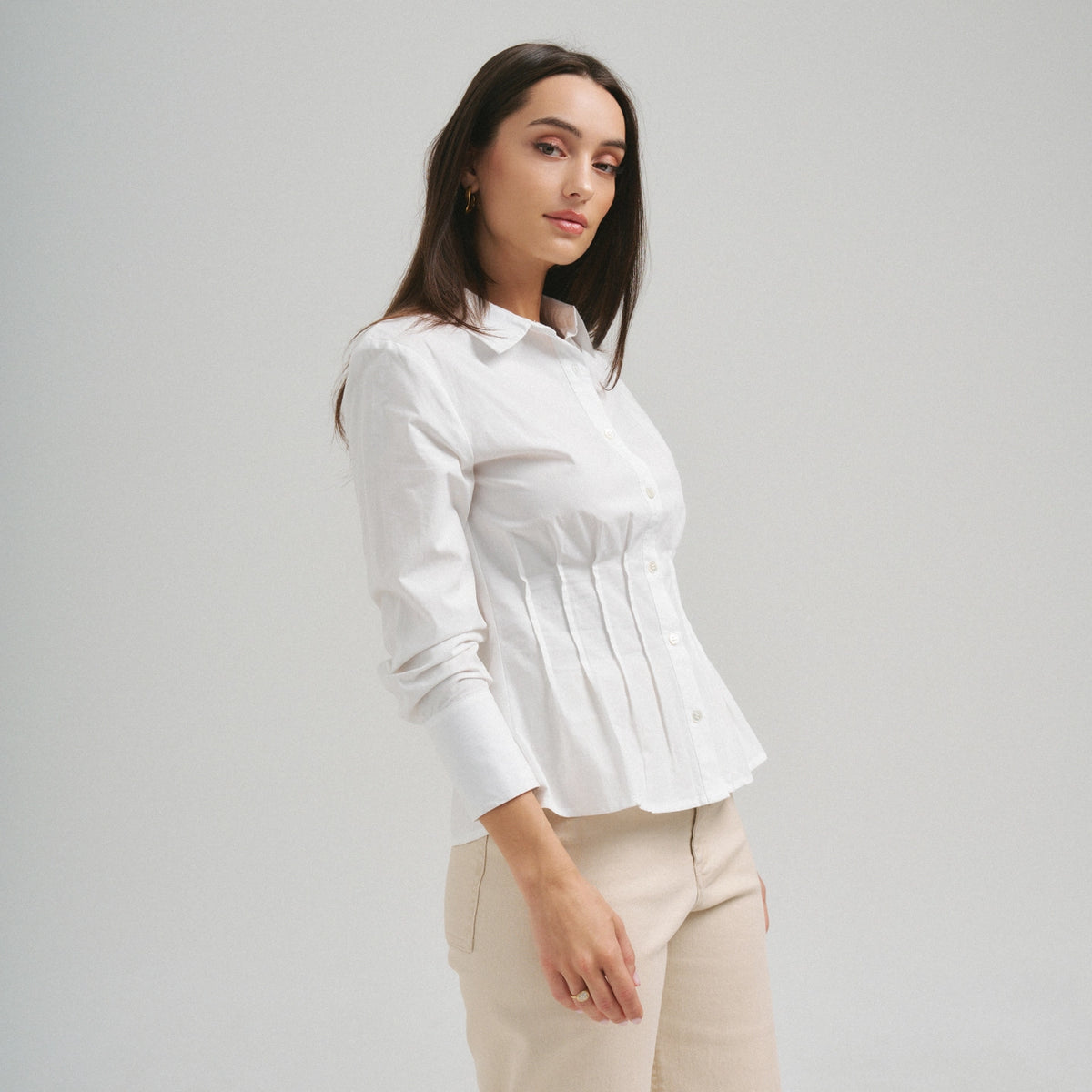 Cinched Waist Shirt