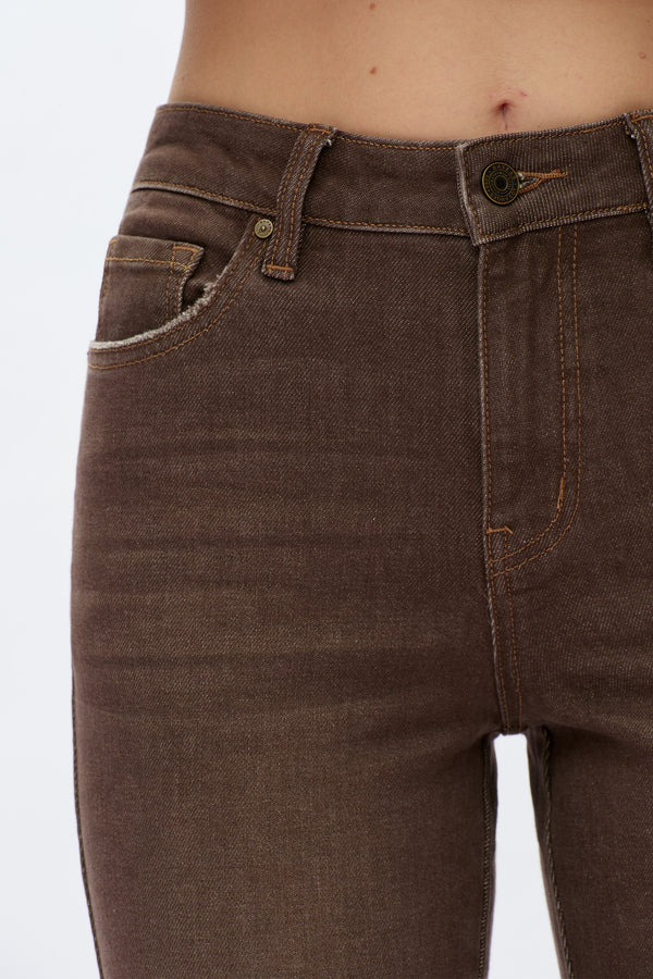 High Rise Flare Leg Jeans