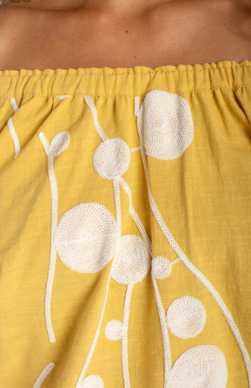 3/4 Sleeve Woven Top