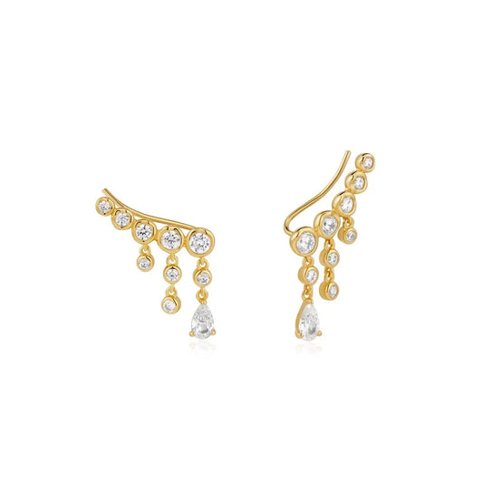 Gold Plated Molten Cascade Bar Climbers