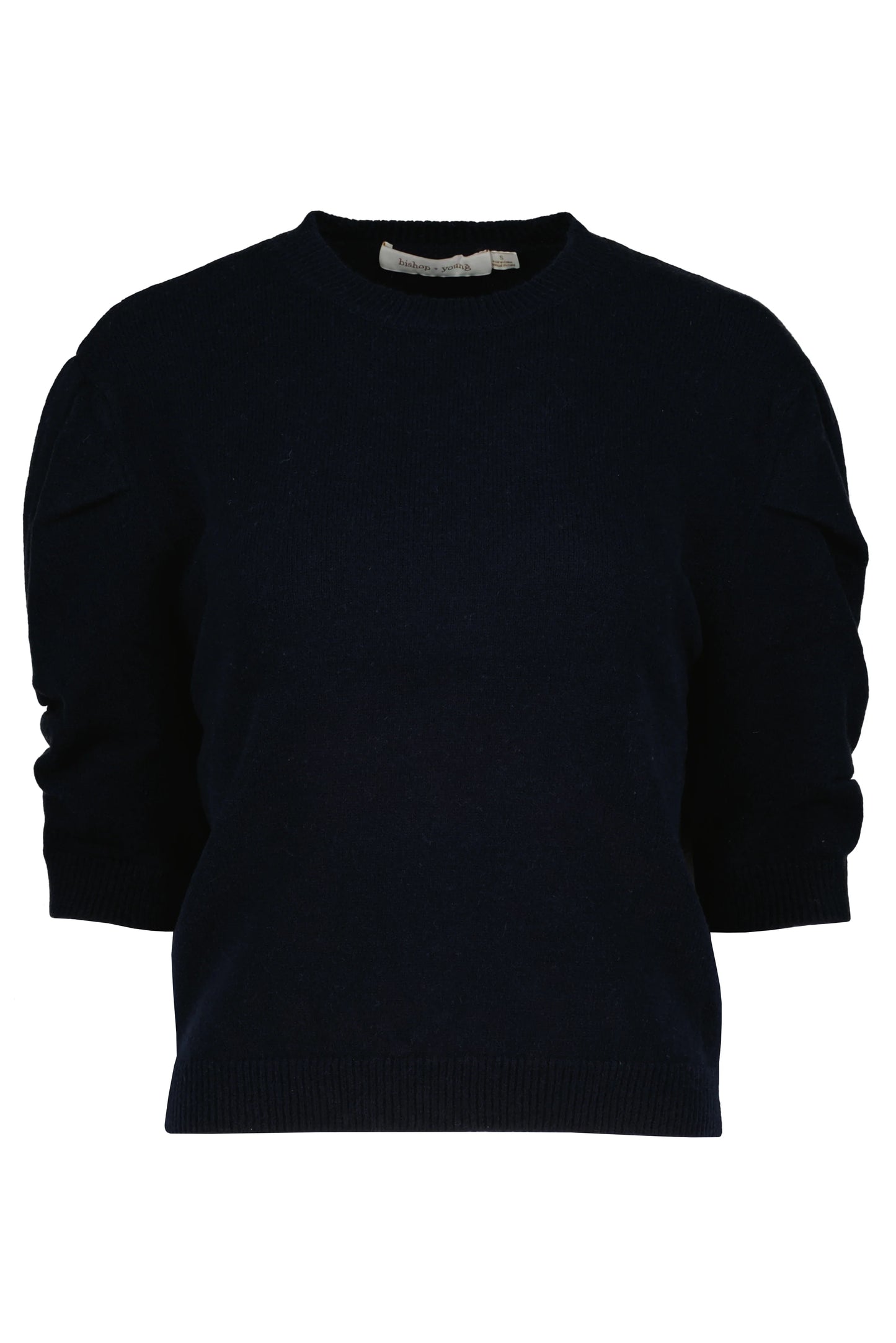 Stella Ruched Sleeve Sweater