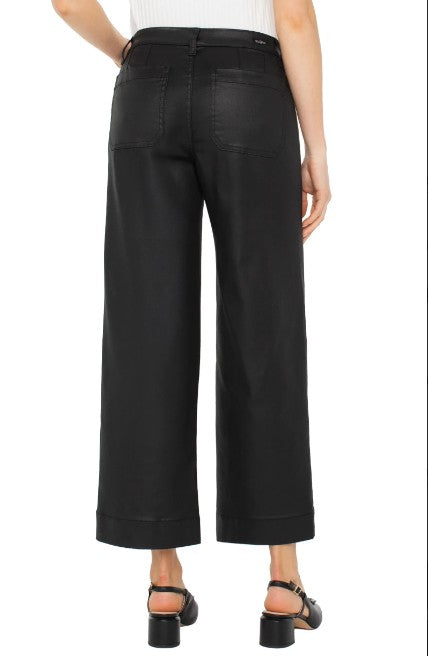 Crop Wide Leg w/ Patch Pockets Jeans