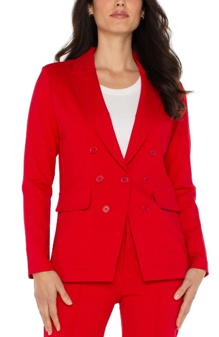 Faux Double Breasted Blazer