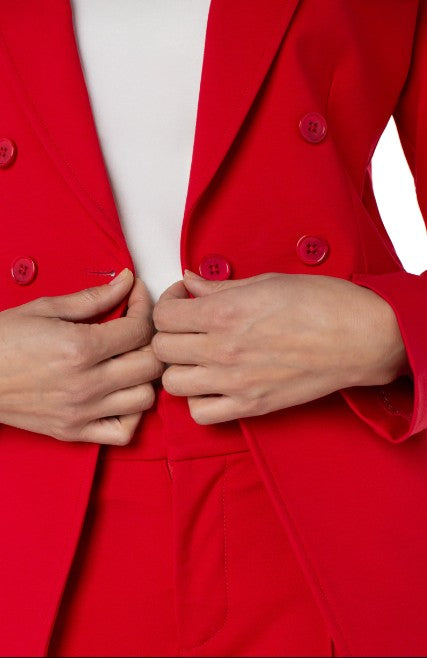 Faux Double Breasted Blazer