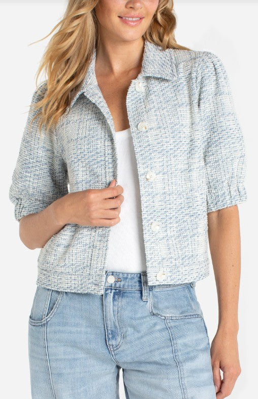 Short Puff Sleeve Jacket