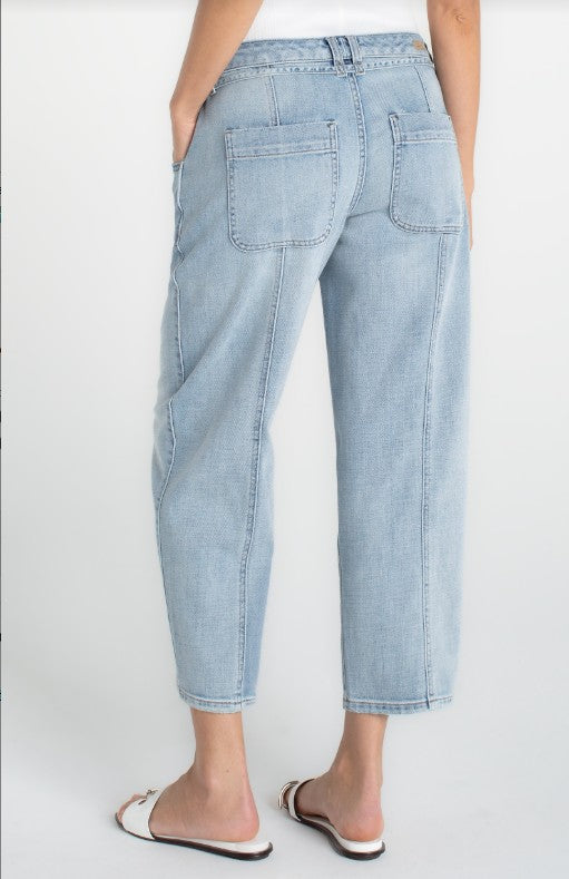 Beach Comber Jeans w/ Self Belt 26' Inseam