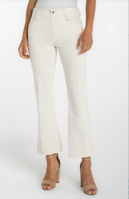 Gia Glider Crop Flare w/ Wide Hem 27" inseam