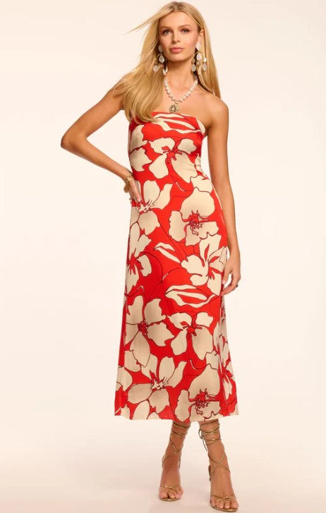 Kamilla Strapless Midi Dress