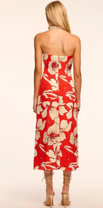 Kamilla Strapless Midi Dress