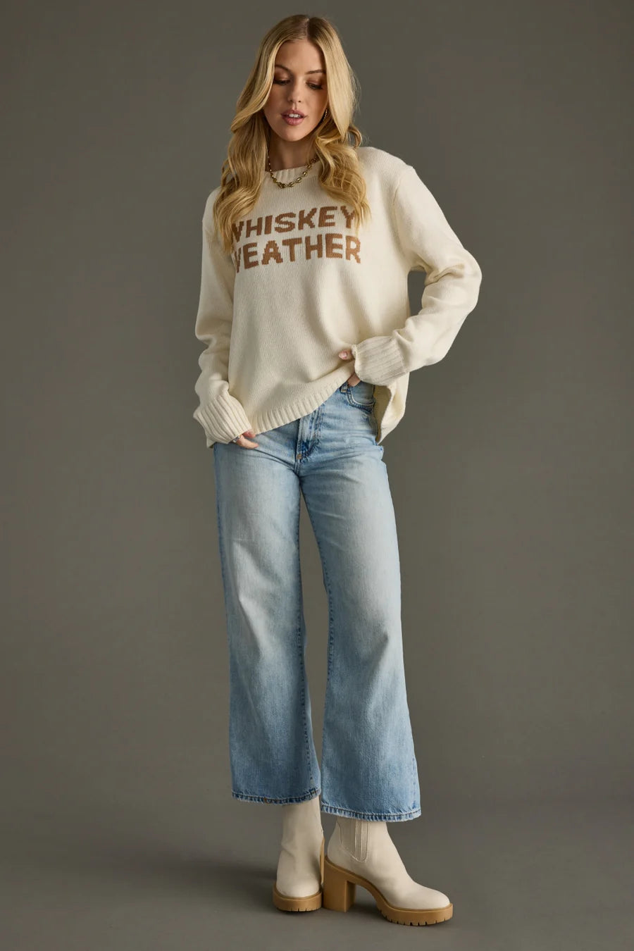 Whiskey Weather Sweater