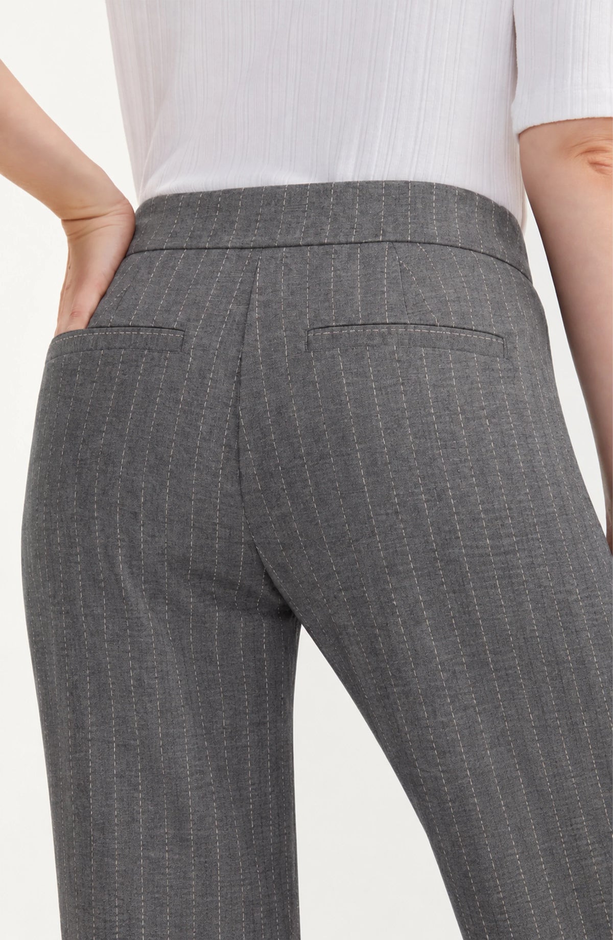 Mid Rise Pull-On Wide Leg