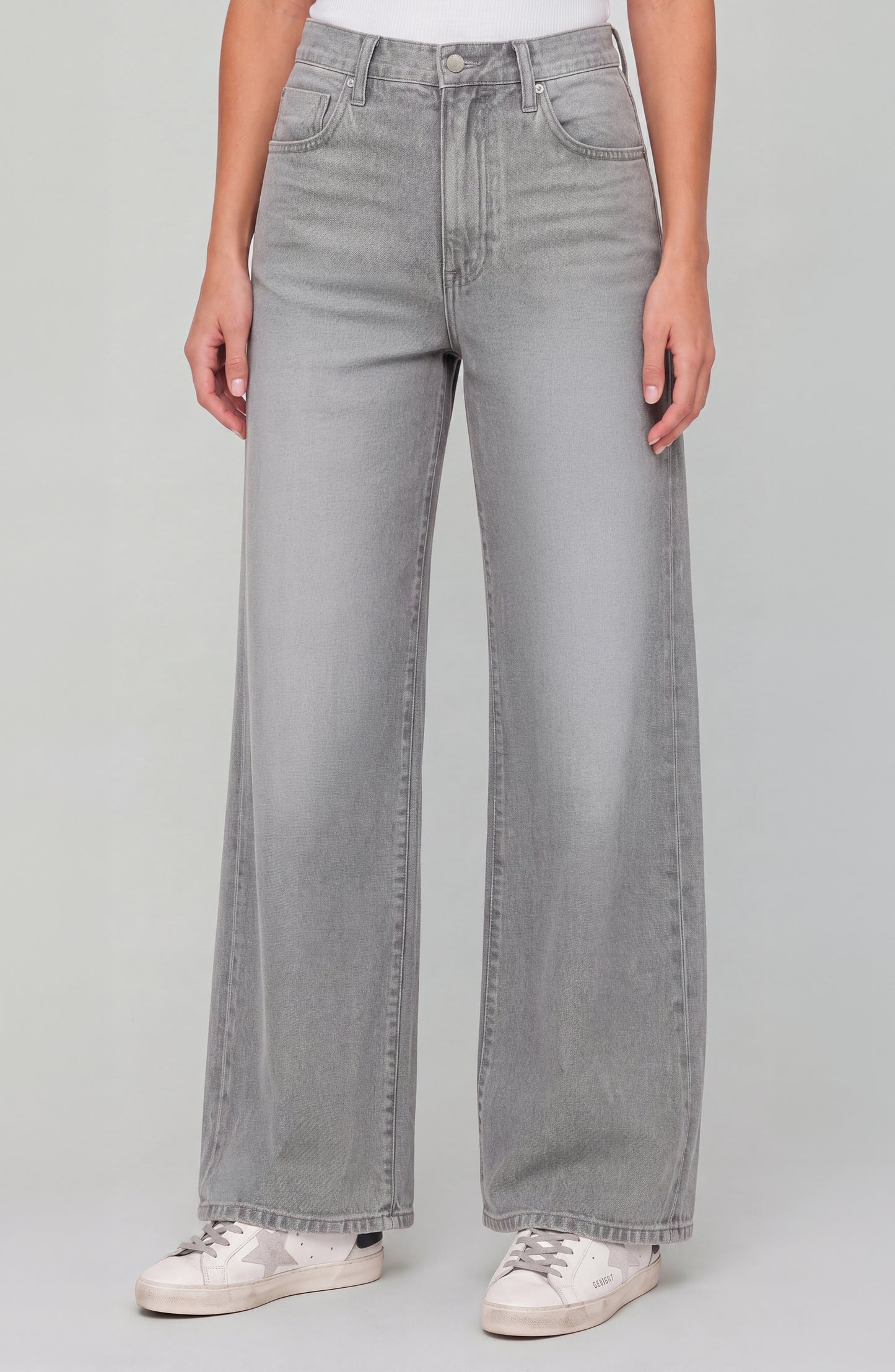 Stride High-Rise Wide Leg Jeans