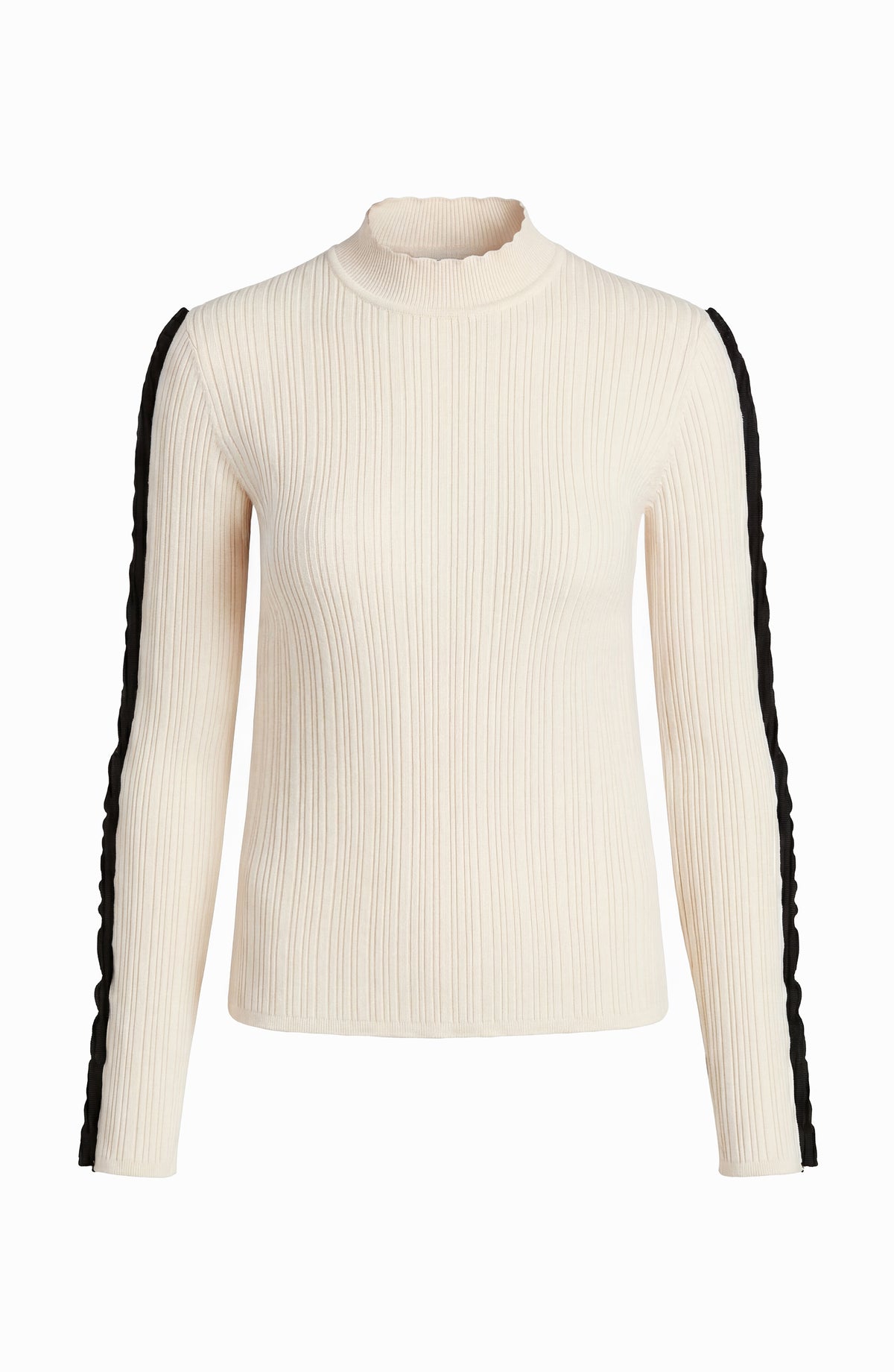 Mock Neck Long Sleeve Sweater