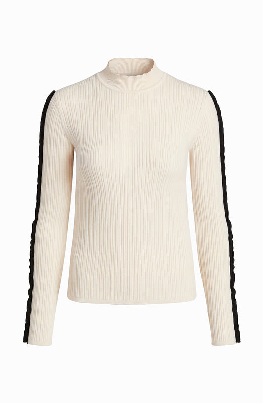 Mock Neck Long Sleeve Sweater
