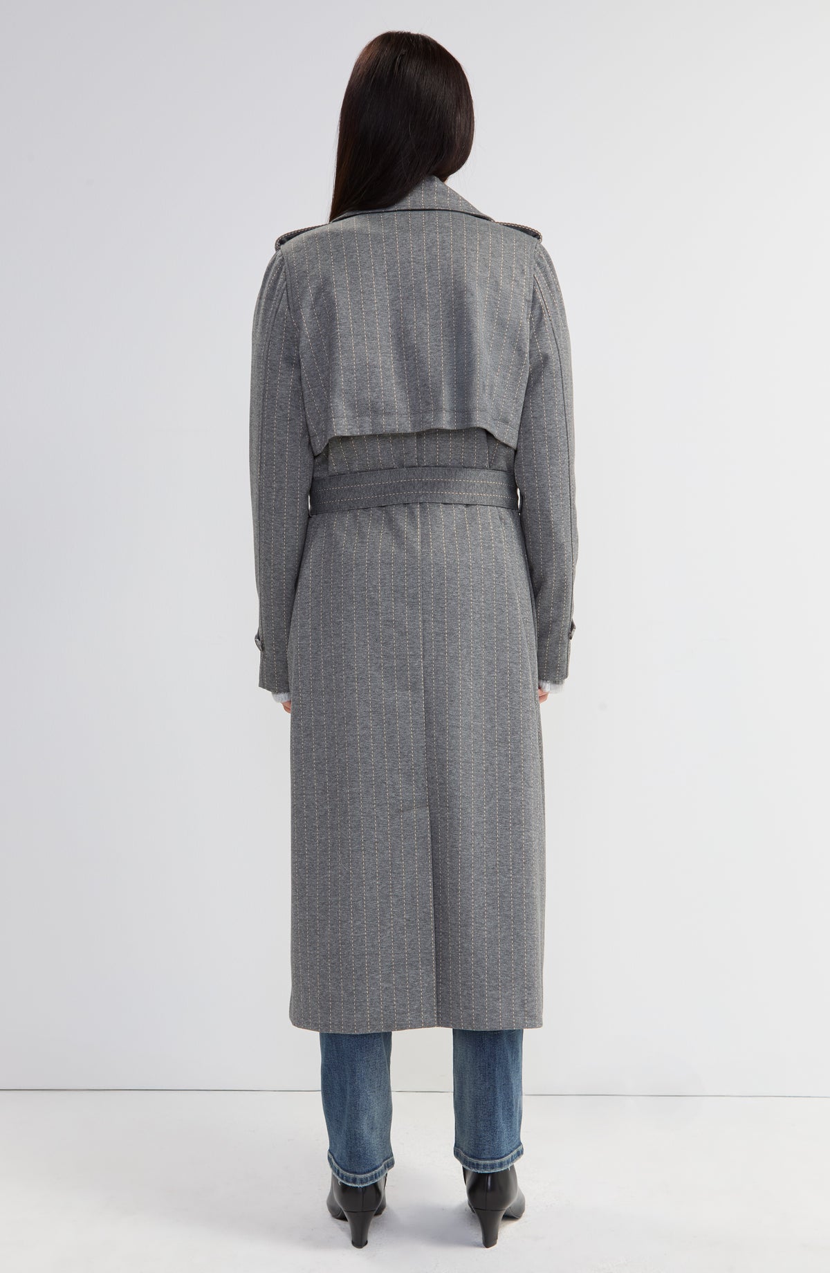 Maxi Belted Trench Coat